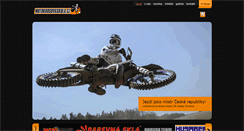 Desktop Screenshot of motokrosovaskola.cz